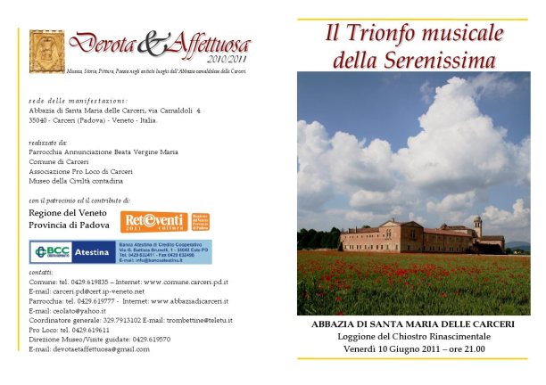 Il Trionfo musicale della Serenissima